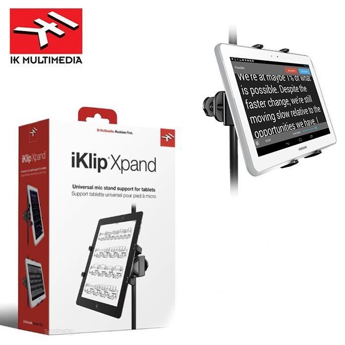 IK Multimedia IK iKlip Xpand stand 7-12吋皆通用 平板專用麥克風夾架
