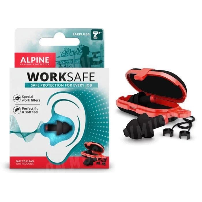 荷蘭原裝進口 Alpine WorkSafe 工作耳塞 減音25dB 頂級工作聽力保護耳塞