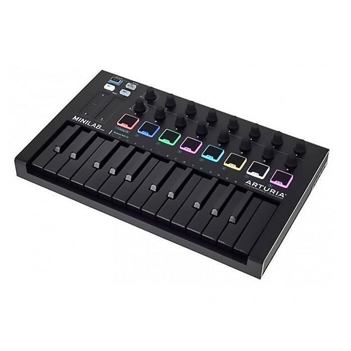 鍵盤控制器 Arturia MiniLab MkII MIDI鍵盤 25鍵 限量黑版本