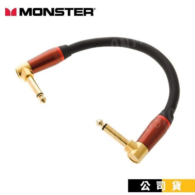 Monster Cable BASS2 75DA 電貝斯效果器導線 雙L頭 22cm 0.75呎