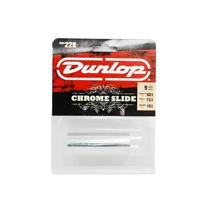 Dunlop 滑音管 透明 鍍鉻材質 220SI (M)