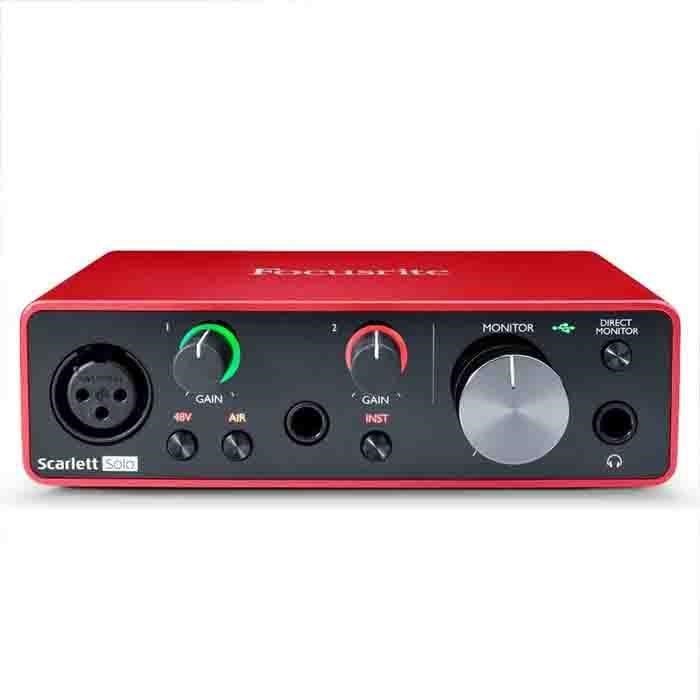 Focusrite Scarlett Solo 3rd 三代 錄音介面 三年保固 USB-C 優惠中