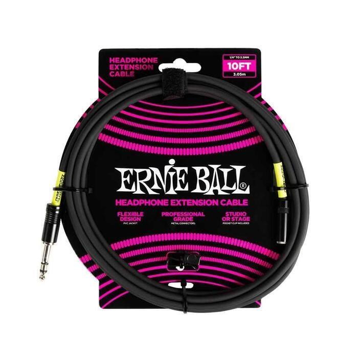 Ernie Ball P06422 耳機延長線 3.5母-6.3公 訊號延長線
