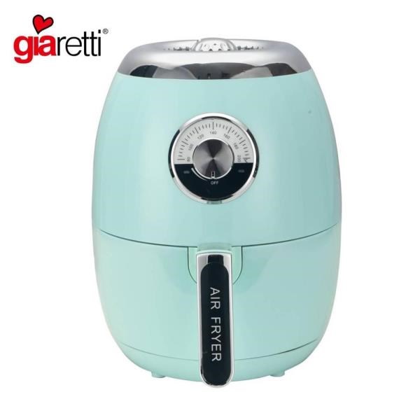 【義大利 Giaretti】健康免油陶瓷氣炸鍋-綠色(GT-A3)