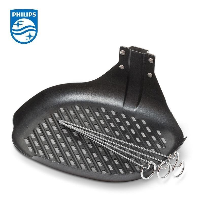 【飛利浦 PHILIPS】氣炸鍋專用煎烤盤+串針(HD9941/00)