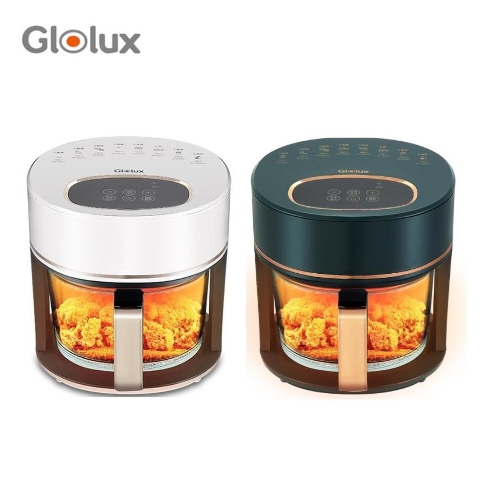 Glolux3.5L(綠金香色/小白金)透明全景智慧晶鑽氣炸鍋AF-3501(TC-351AF)