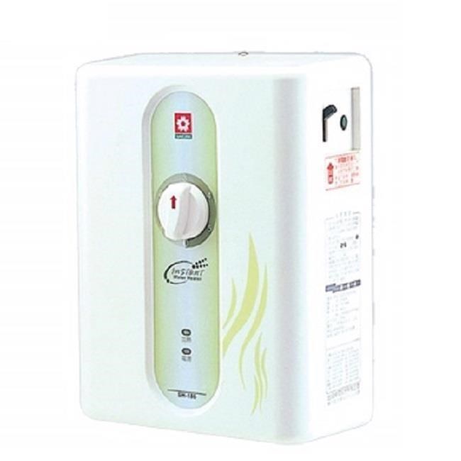 SAKURA 櫻花 【南紡購物中心】 【H-186】即熱式五段調溫瞬熱式電熱水器