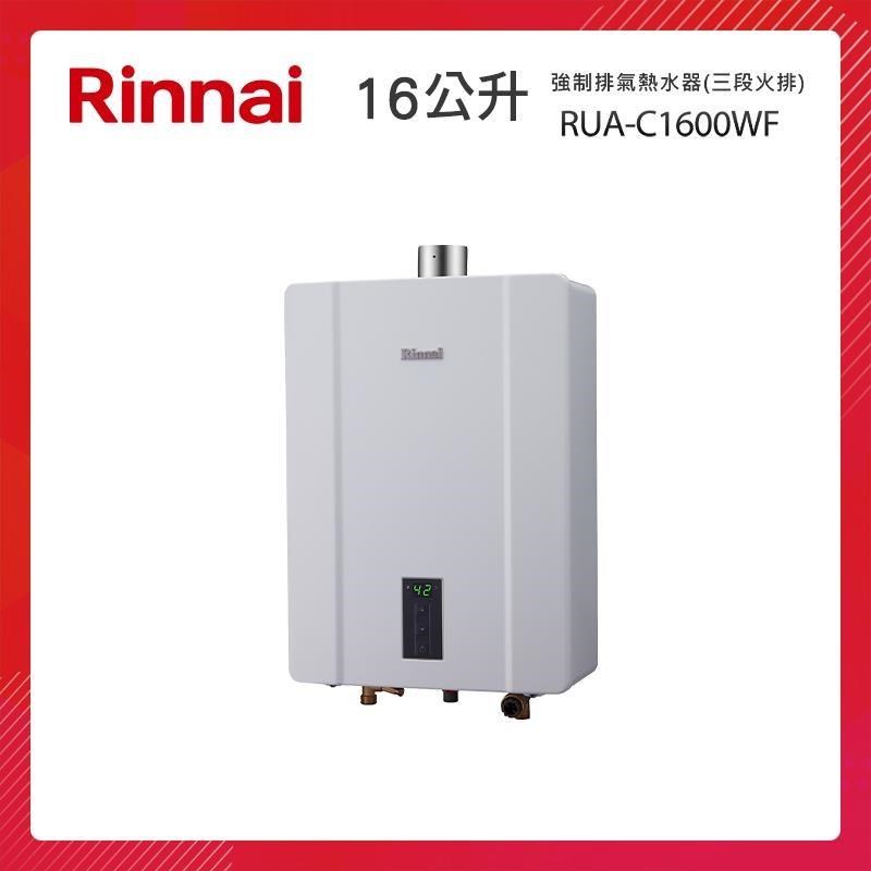Rinnai 林內 16L 強制排氣熱水器 RUA-C1600WF