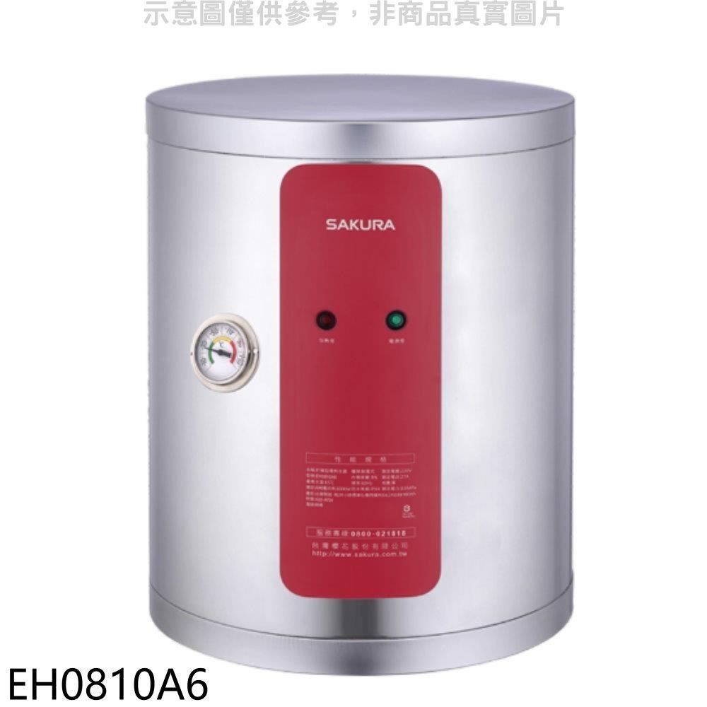櫻花【EH0810A6】8加侖直立式6KW電熱水器
