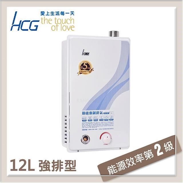 和成HCG 12L 強制排氣型熱水器 GH-1255-NG1-FE式