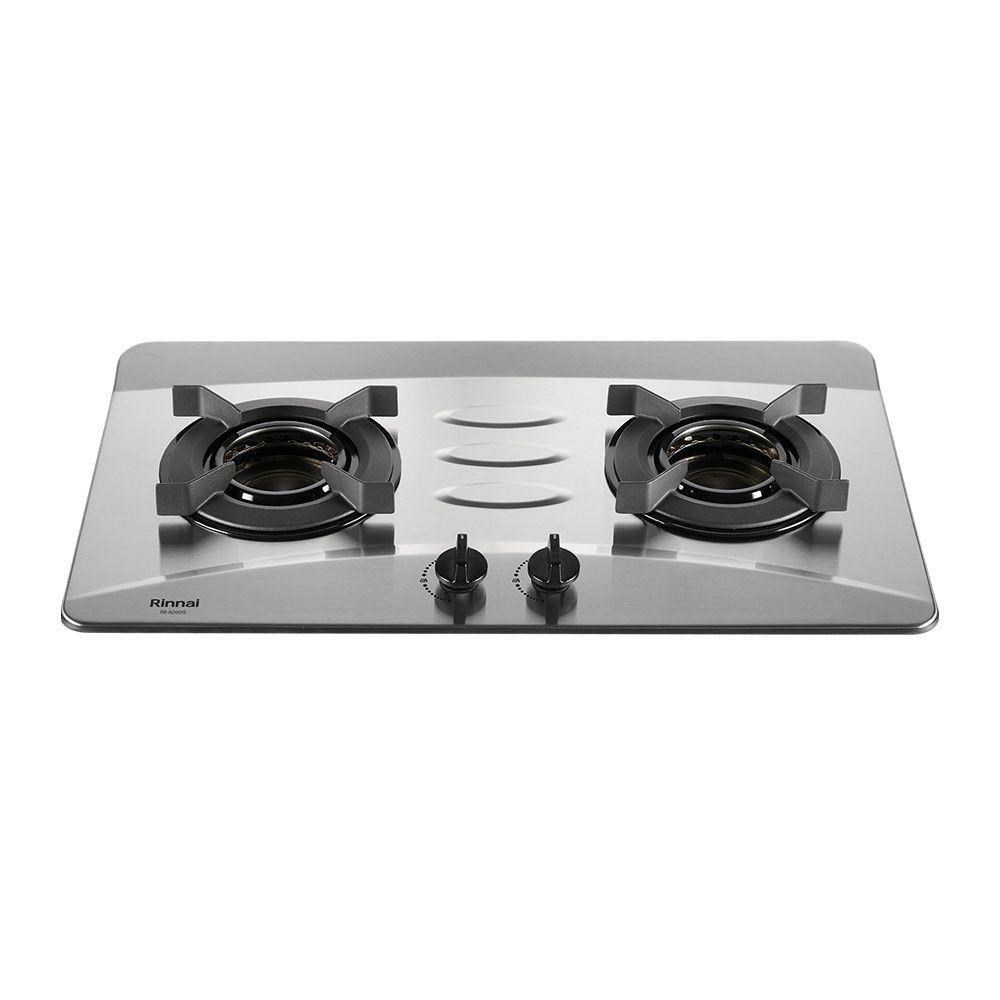 Rinnai 林內 檯面式內焰不銹鋼雙口爐 RB-N2601S 含運不安裝