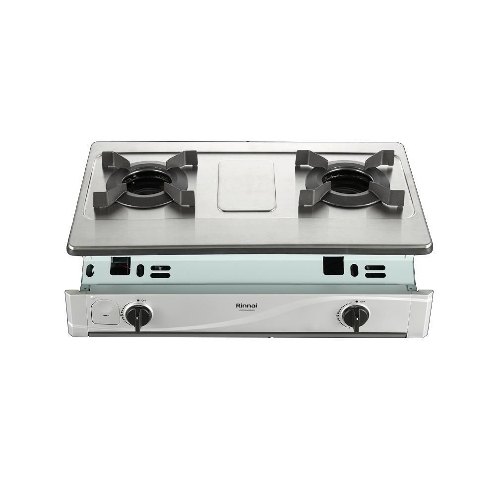 Rinnai 林內 嵌入式內焰不鏽鋼雙口爐 RBTS-N2601S 含運不安裝
