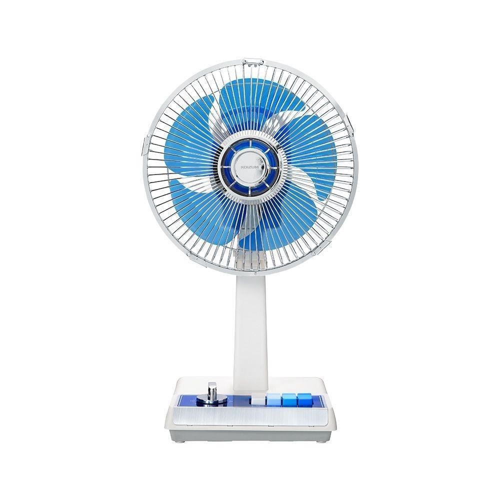 KOIZUMI小泉 10吋復古電風扇KLF-G035（藍白）