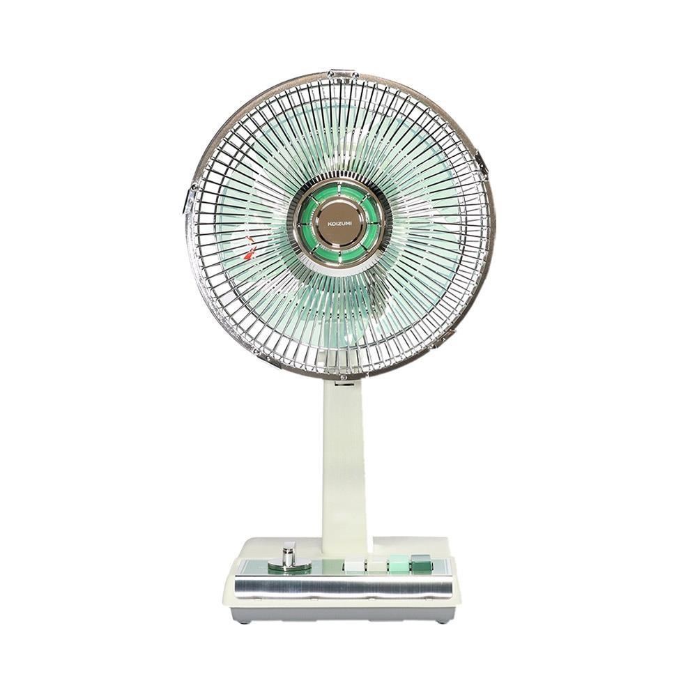 KOIZUMI小泉 10吋復古電風扇KLF-G035（綠白）