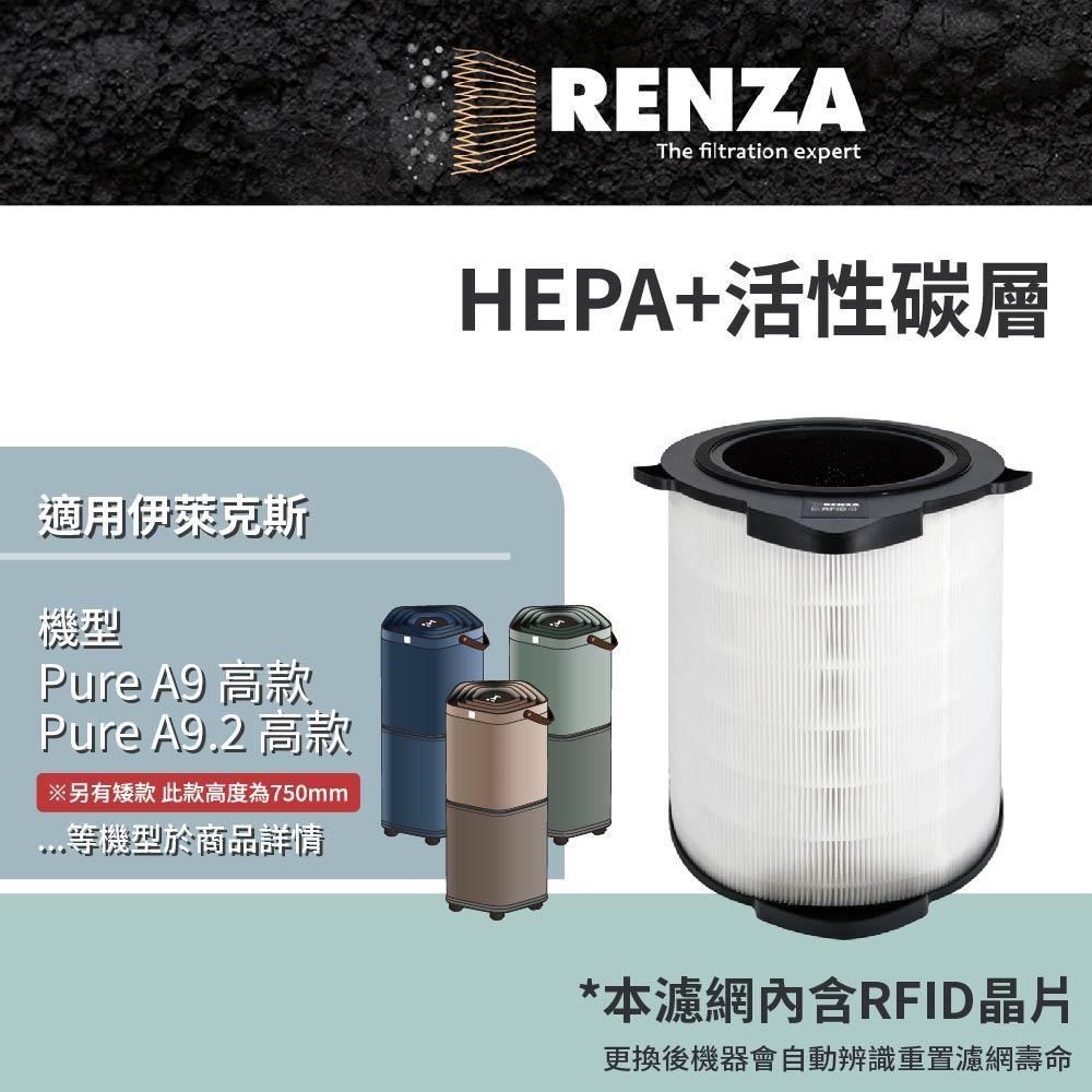 適用Electrolux伊萊克斯Pure A9 A9.2空氣清淨機高款EP71-76WBA 76BLA 76GRA濾網