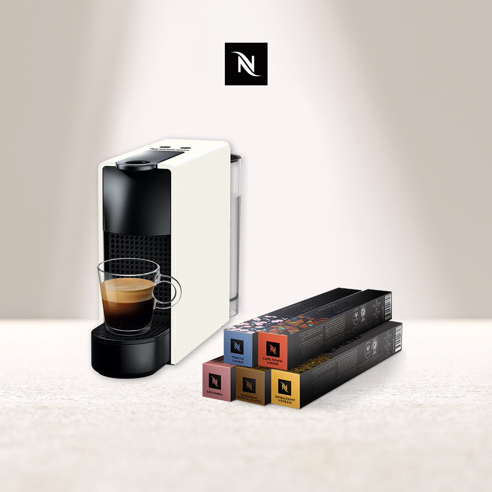 Nespresso 膠囊咖啡機 Essenza Mini & 訂製咖啡時光50顆組
