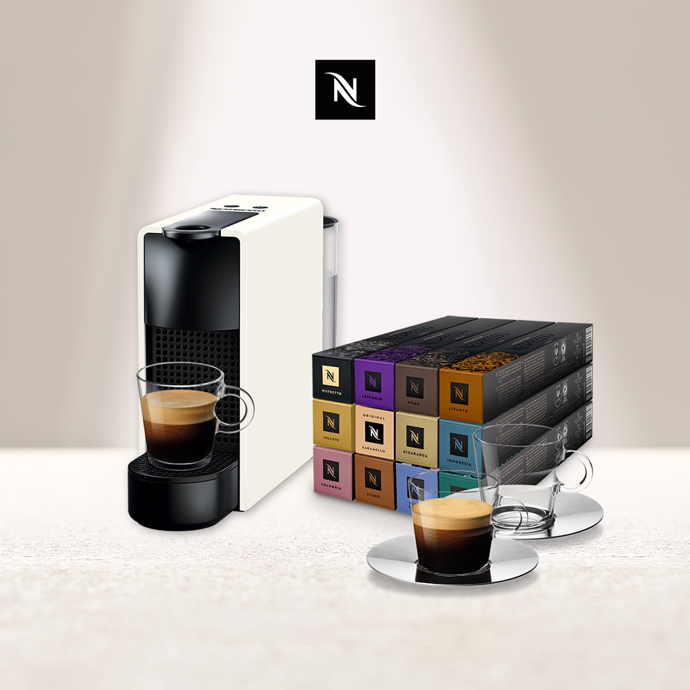 Nespresso 膠囊咖啡機 Essenza Mini & 品味經典探索禮盒120顆