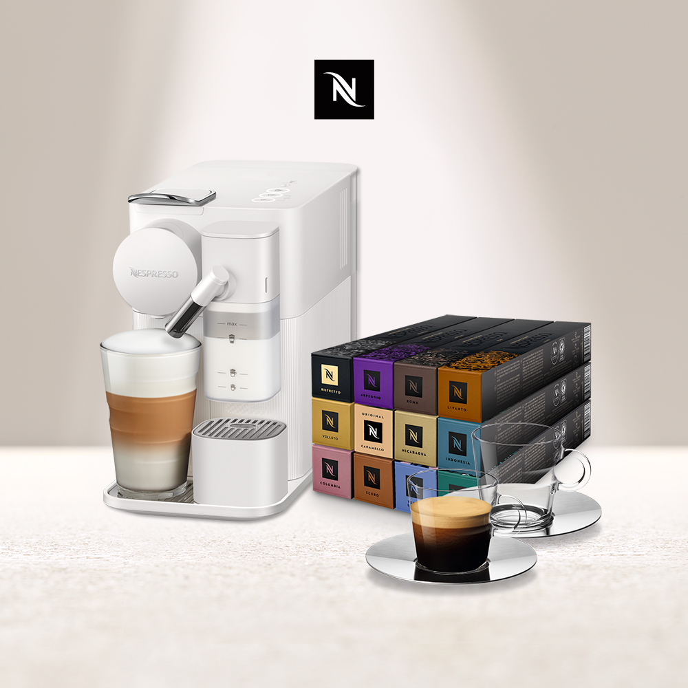 Nespresso 膠囊咖啡機 Lattissima One & 品味經典探索禮盒120顆