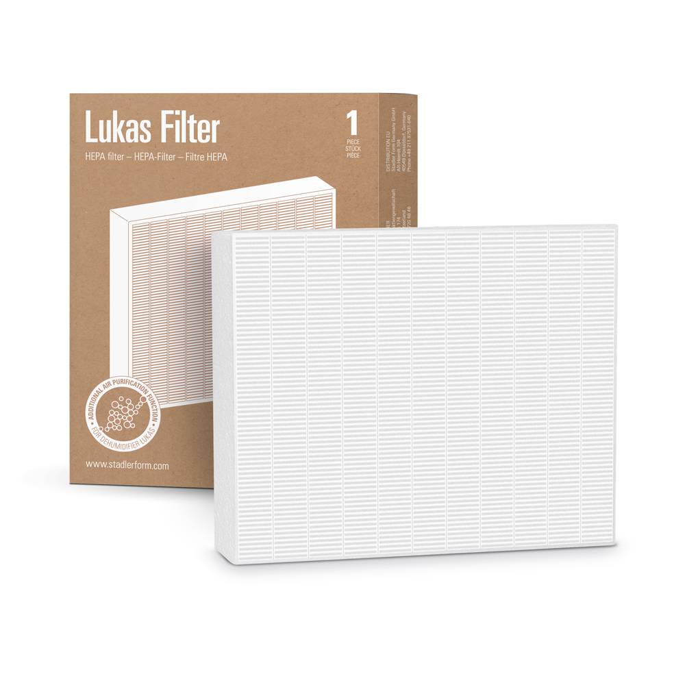 【瑞士Stadler Form】Lukas 12L智慧清淨除濕機 HEPA濾網