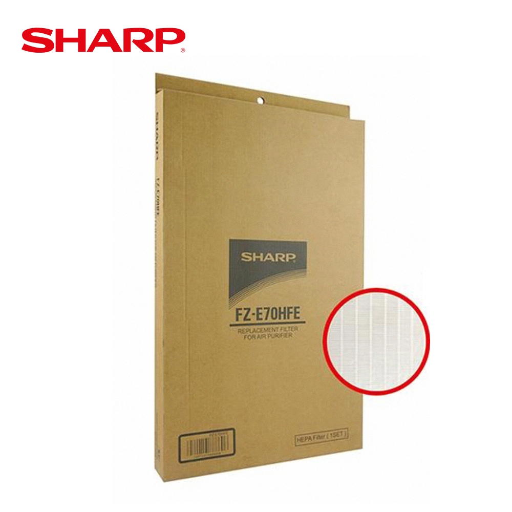 【SHARP 夏普】HEPA集塵過濾網 FZ-E70HFE(適用KC-JE70T-N)