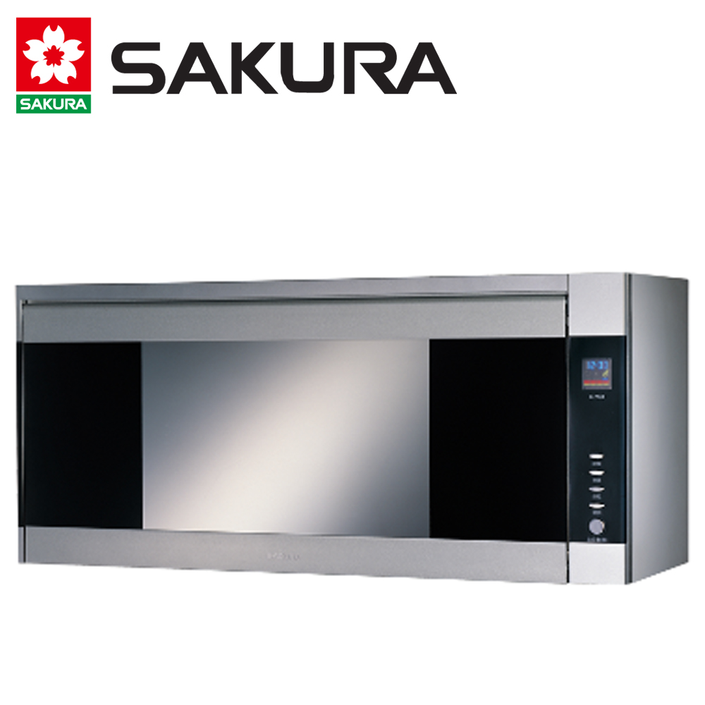 《SAKURA櫻花牌》90CM鏡面設計臭氧+紫外線懸掛烘碗機Q7580SXL