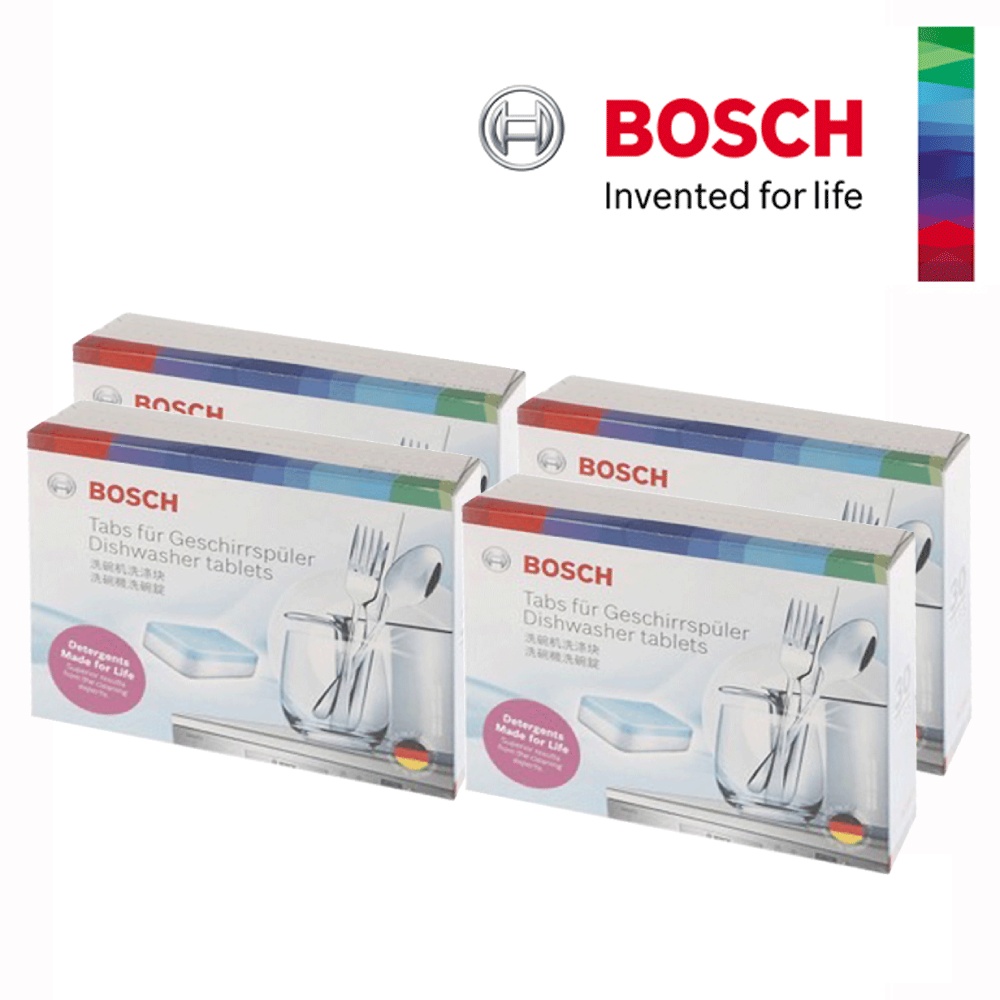 BOSCH博世 洗碗機專用洗碗錠(30碇/盒) 4盒