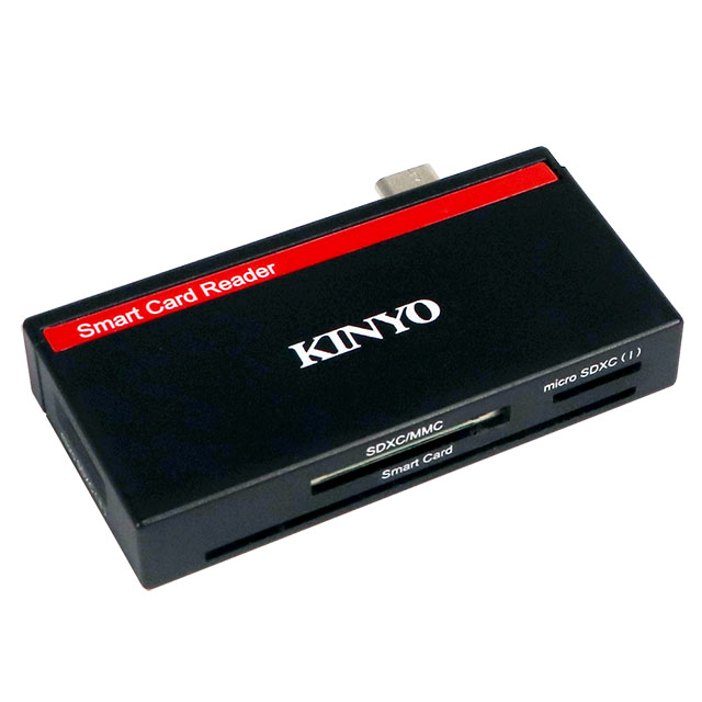 【KINYO】Type-C 多合一晶片讀卡機-福利品 KCR-513
