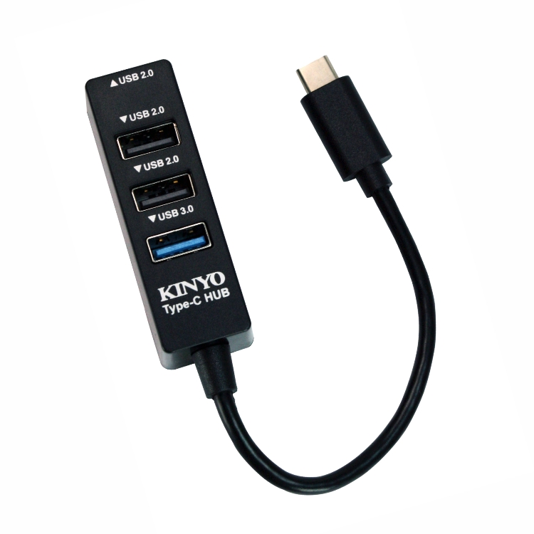 【KINYO】Type-C HUB集線器(福利品) HUB-21