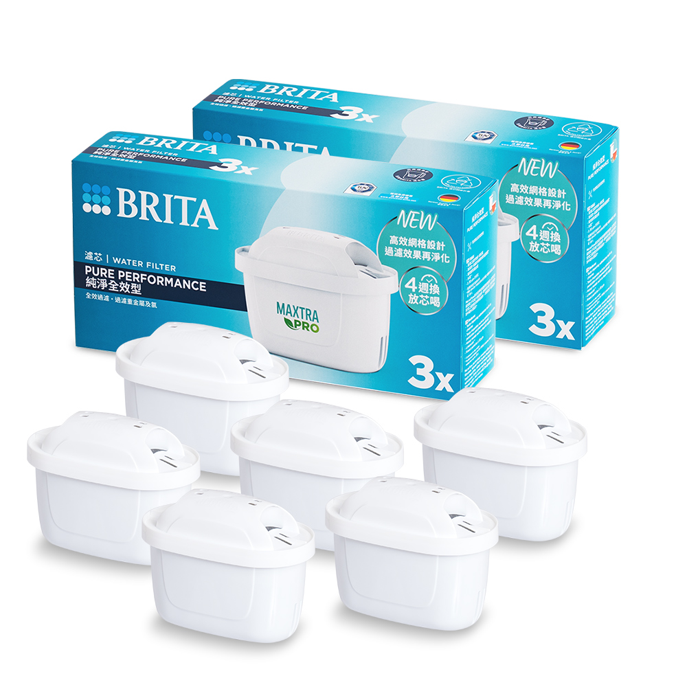 BRITA MAXTRA PRO濾芯-純淨全效型6入