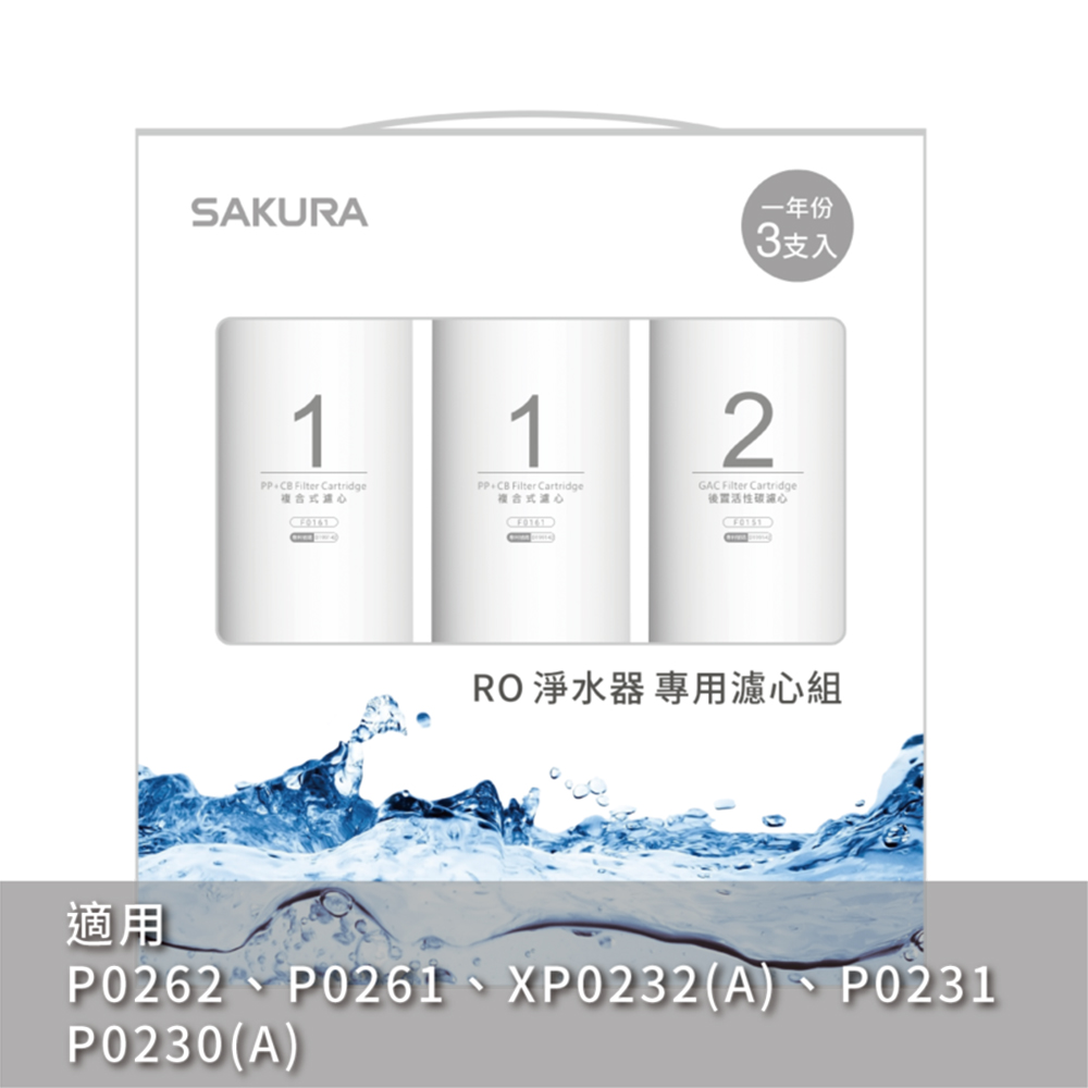 SAKURA 櫻花 RO淨水器專用濾心F0191