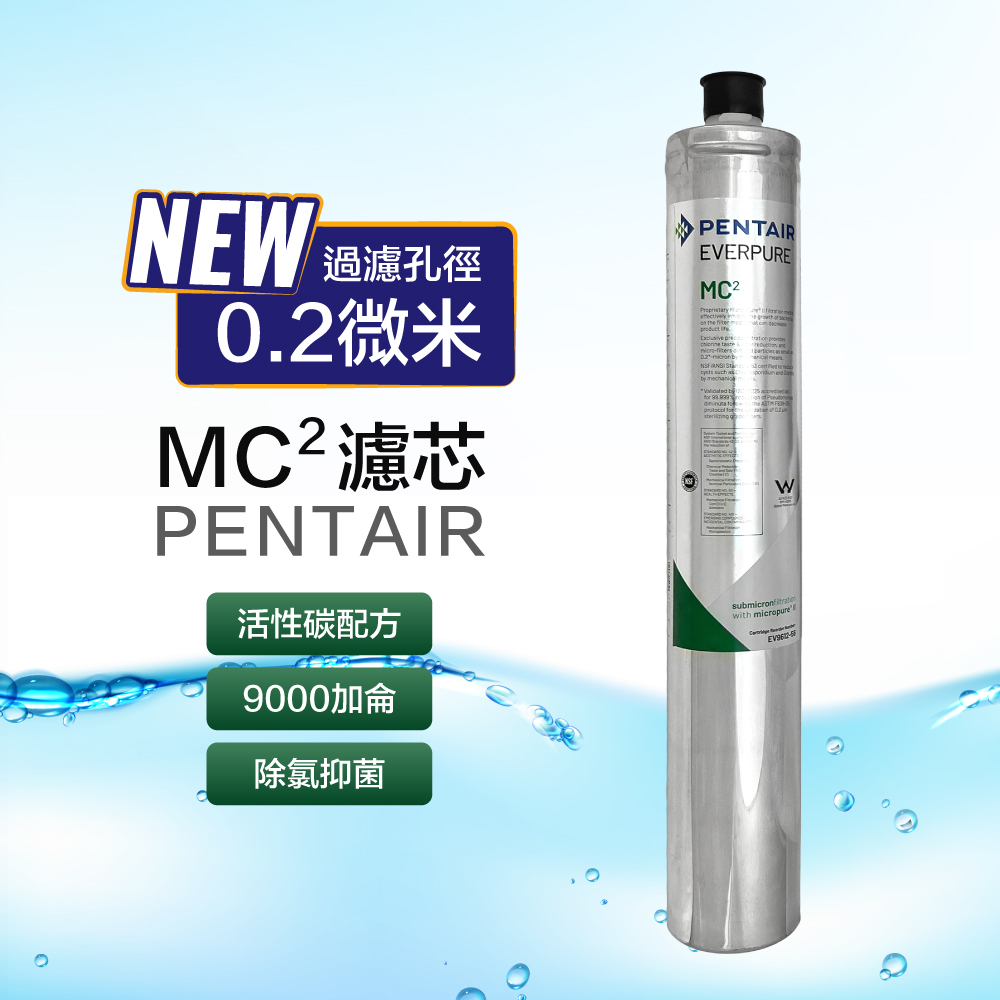 EVERPURE 愛惠浦 美國 MC2 濾芯 9000加侖 銀離子抑菌濾心 快速出貨 (原裝平輸1入)