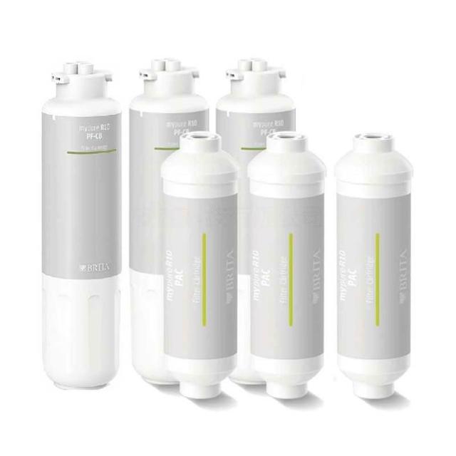 BRITA mypure R10無桶直輸淨水專用濾芯組合PF-CB+PAC 各3支