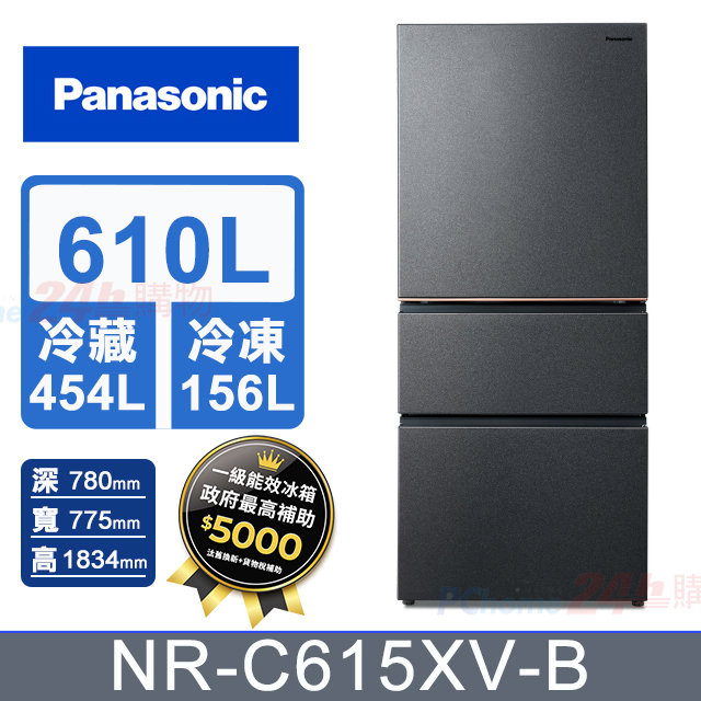 Panasonic國際牌 NR-C615XV