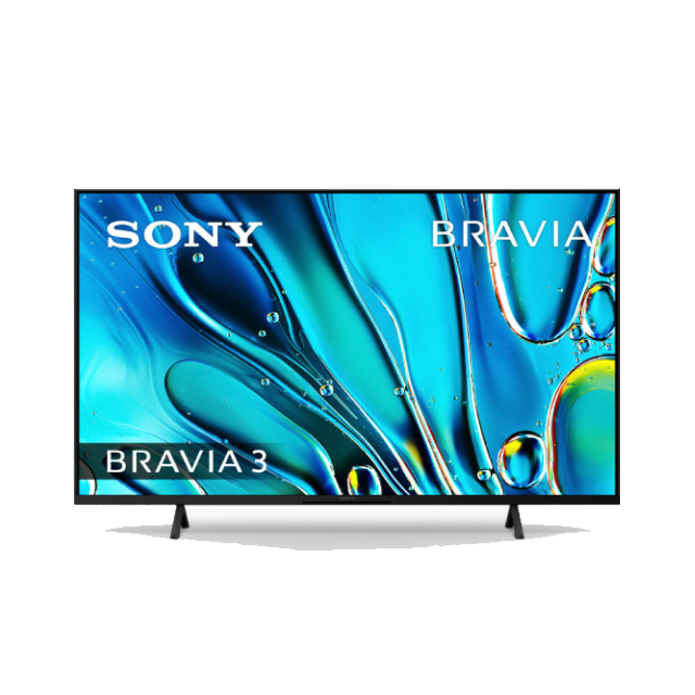 SONY 索尼 BRAVIA 3 55型 X1 4K HDR Google TV智慧連網液晶螢幕顯示器( Y-55S30) 含超薄壁掛架+電視情境燈