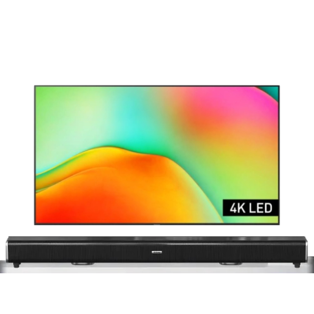 Panasonic 國際牌 43型4K HDR Airplay Google TV聯網顯示器 (TN-43W70BGT)+2.2聲道全音域環繞聲霸