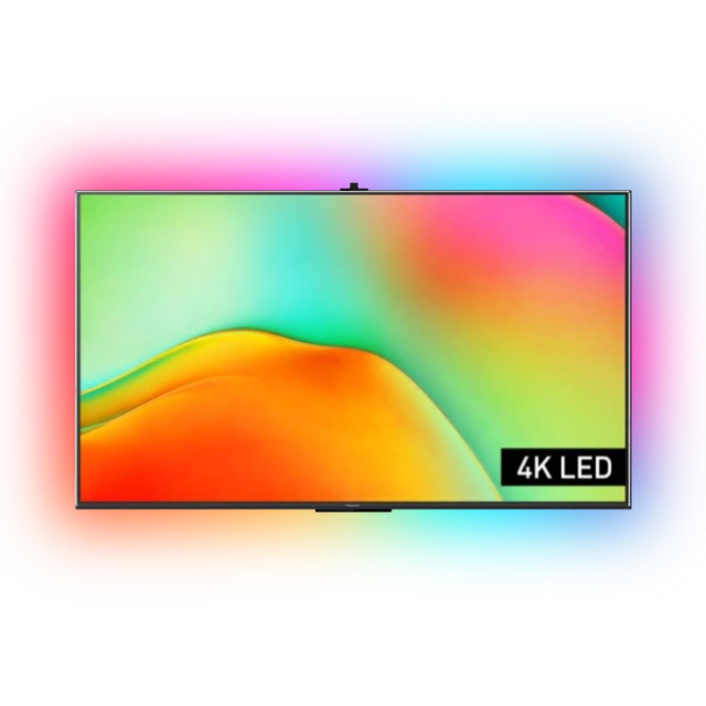 Panasonic 國際牌 50吋4K HDR Airplay Google TV AI智慧連網液晶電視 含超薄壁掛架+電視情境燈 (TN-50W80BGT)