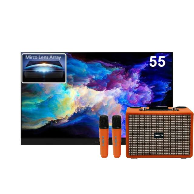 Panasonic 國際牌 55吋 4K OLED 144Hz AI智慧連網液晶螢幕電視 含K歌音響(消人聲/無線麥克風) TV-55Z95AGT