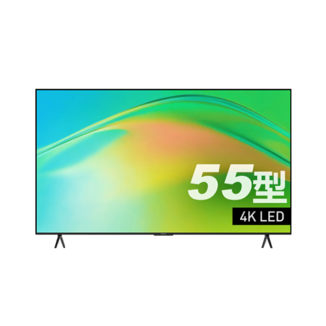 Panasonic 國際牌 55型4K HDR Google TV聯網顯示器 含APP語音萬用遙控器 (TN-55W80BGT) 包含桌上型安裝
