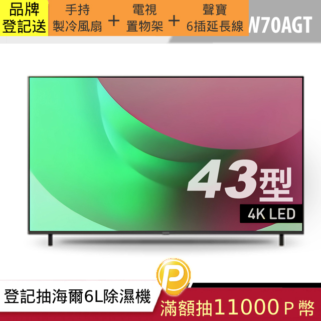 Panasonic 國際牌43型4K智慧聯網顯示器 TN-43W70AGT