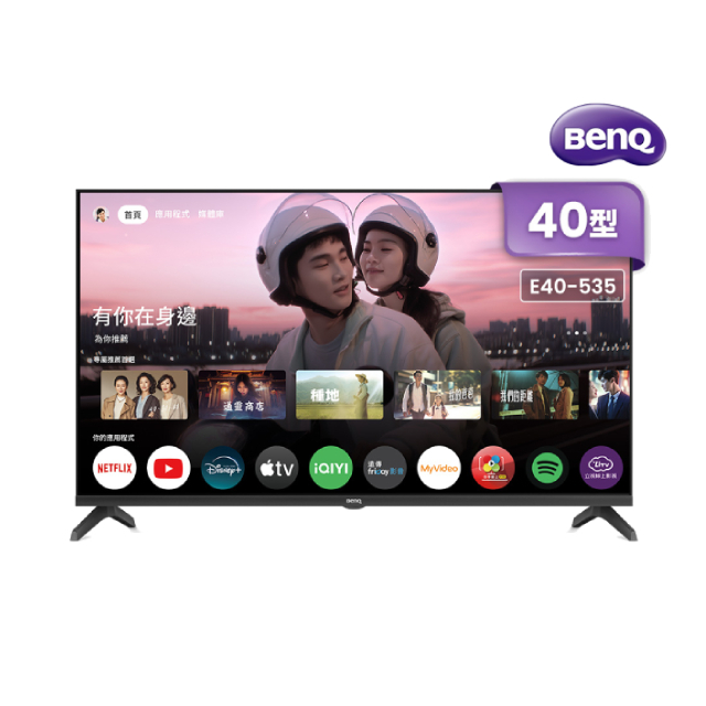 BenQ 明基 40型 Google TV追劇護眼大型液晶顯示器 含原廠無線旋轉攝影機 (E40-535)