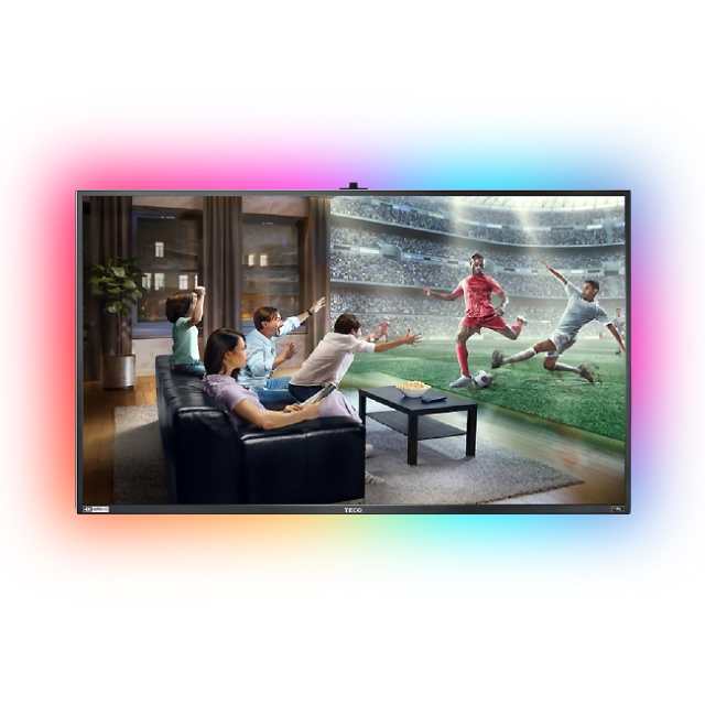 TECO 東元 50型 4K DLG 120Hz Google TV 杜比智慧連網液晶顯示器 含超薄壁掛架+電視情境燈 (TL50DU1TRE )