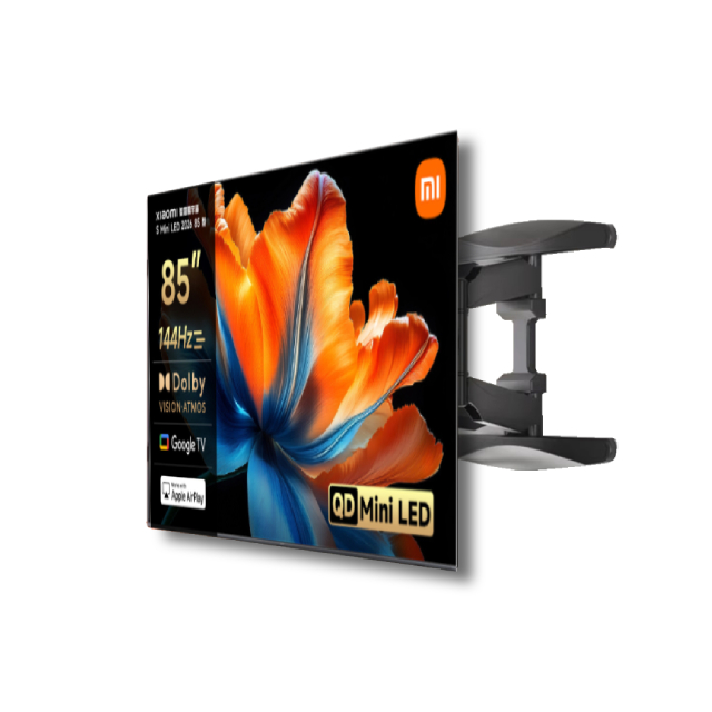Xiaomi 小米 官方旗艦店 85型4K Mini LED 288Hz DLG智慧聯網顯示器 含手臂式可移動伸縮電視壁掛架 (S Mini 85 2026)