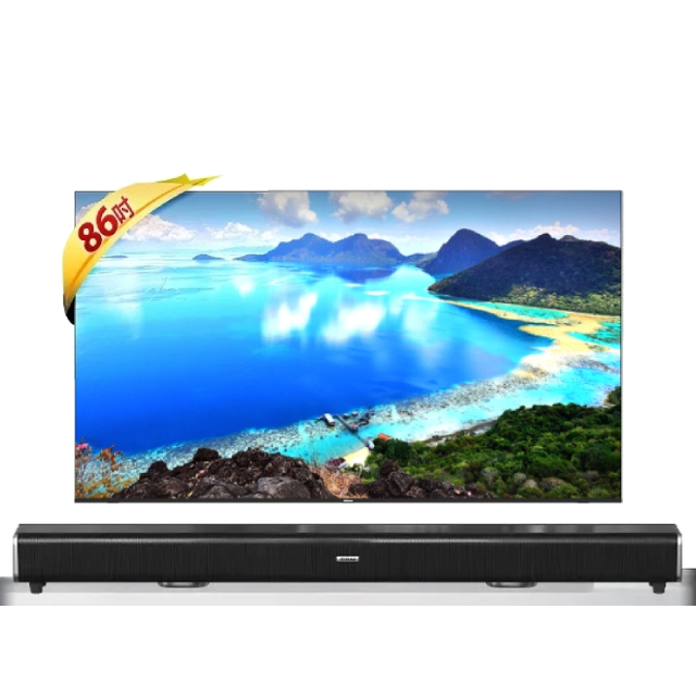 Hikers 86型 QLED Google TV 量子點智能聯網顯示器(H86QZ1G)+2.2聲道環繞聲霸