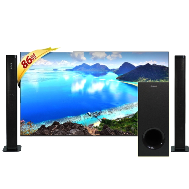 Hikers 86型 QLED Google TV 量子點智能聯網顯示器 含無線重低音劇院聲霸 (H86QZ1G)