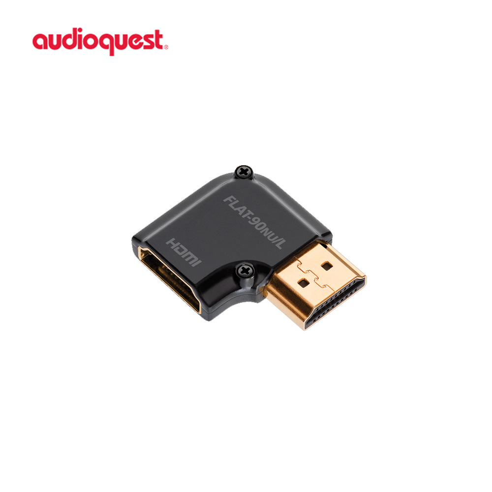 美國線聖 Audioquest HDMI 90˚/NU/L 轉接頭