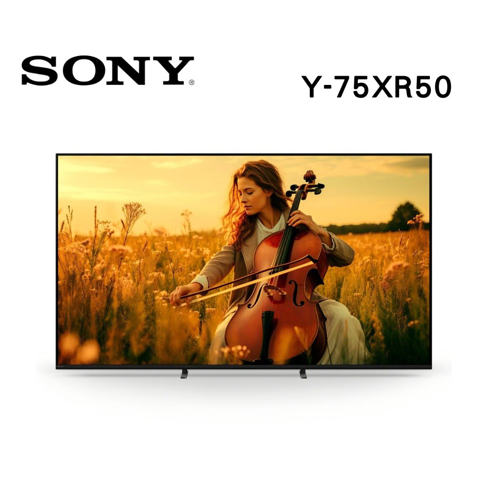 SONY 索尼 BRAVIA 5 75型 XR Mini LED 4K HDR Google TV 顯示器 Y-75XR50