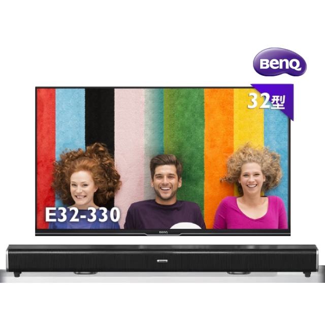 BenQ 明基 32吋 Android 11低藍光不閃屏護眼連網液晶顯示器(E32-330)+2.2聲道全音域環繞聲霸