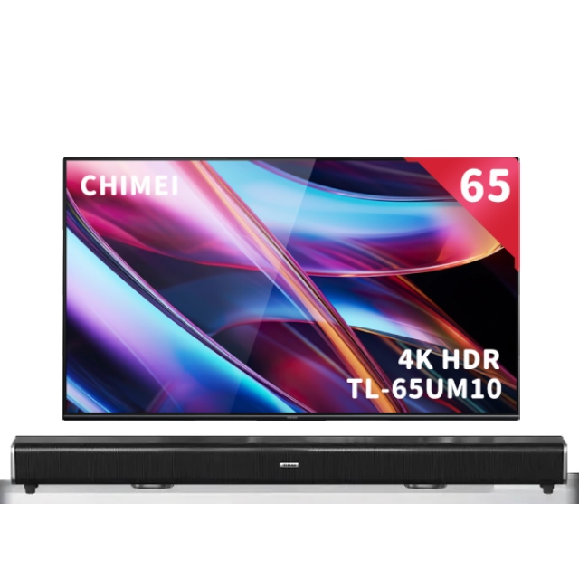 CHIMEI 奇美 65型 4K 144Hz MiniLED Google TV液晶顯示器 (TL-65UM10) +2.2聲道全音域環繞聲霸