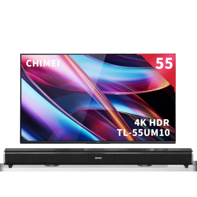 CHIMEI 奇美 55型 4K-144Hz MiniLED Google TV液晶顯示器 (TL-55UM10) +2.2聲道全音域環繞聲霸