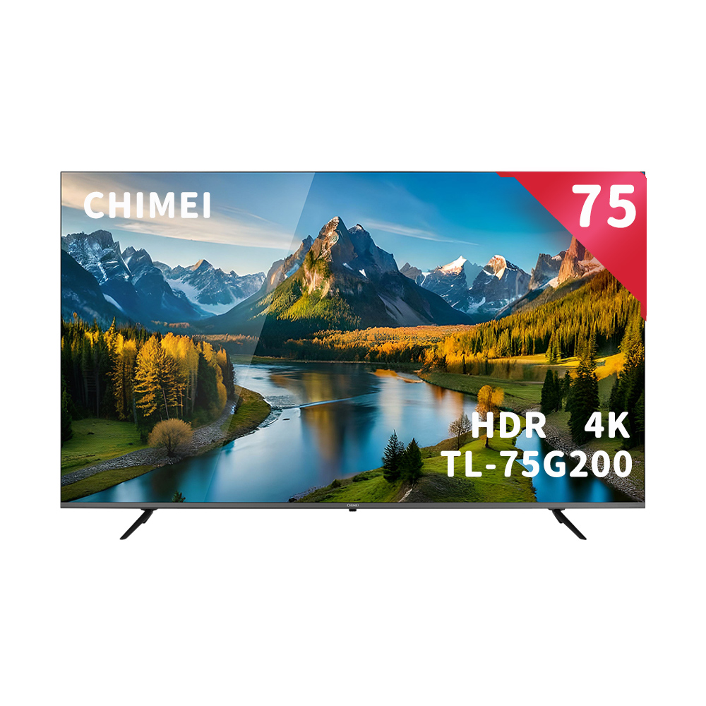 CHIMEI 奇美 75型 4K Google TV液晶顯示器 (TL-75G200) +2.2聲道全音域環繞聲霸